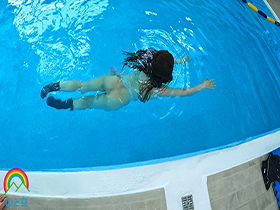 競泳水着Ｊ系鬼畜集団水責めレ×プ（仮名）れい　サンプル画像14